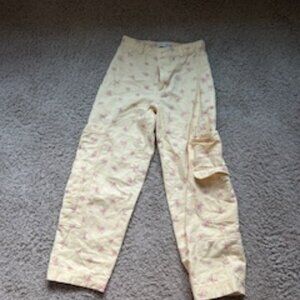 Zara Kids floral cargo pant